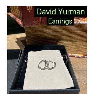 D̲a̲v̲i̲d̲ ̲Y̲u̲r̲m̲a̲n̲ Silver Earrings